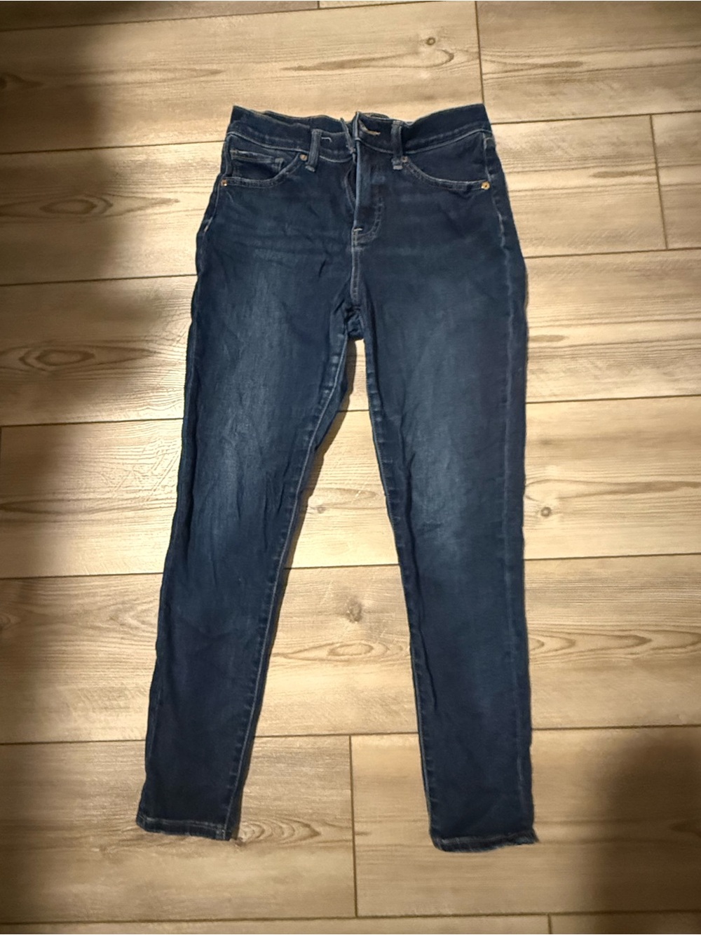 Express Dark Blue Mid-Rise Skinny Jeans Size 2S